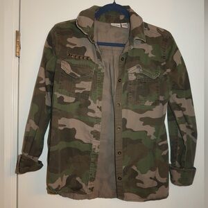 Mudd Camouflage Jacket - Green and Brown